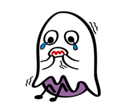 Ghost friends sticker #10376294