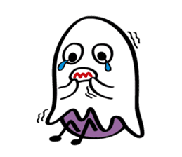 Ghost friends sticker #10376294