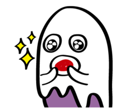 Ghost friends sticker #10376295
