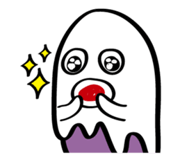 Ghost friends sticker #10376295