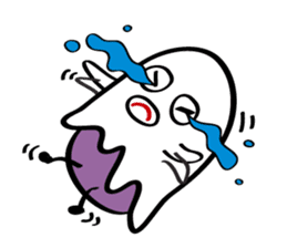Ghost friends sticker #10376296