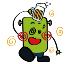 Ghost friends sticker #10376301