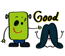 Ghost friends sticker #10376303