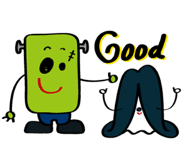 Ghost friends sticker #10376303