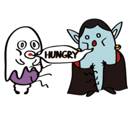 Ghost friends sticker #10376304