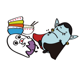 Ghost friends sticker #10376305