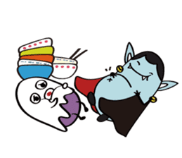 Ghost friends sticker #10376305