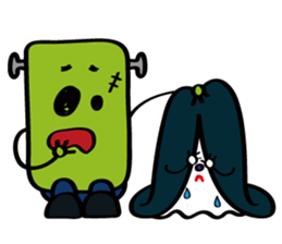 Ghost friends sticker #10376308
