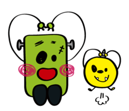 Ghost friends sticker #10376310