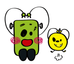 Ghost friends sticker #10376310