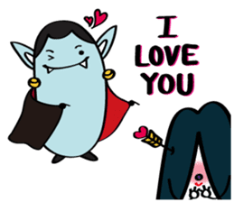 Ghost friends sticker #10376311