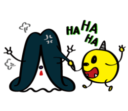 Ghost friends sticker #10376313