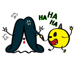 Ghost friends sticker #10376313