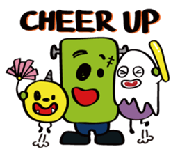 Ghost friends sticker #10376314