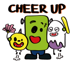 Ghost friends sticker #10376314