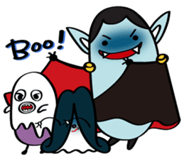 Ghost friends sticker #10376315