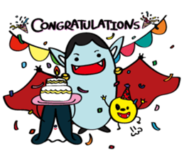 Ghost friends sticker #10376317