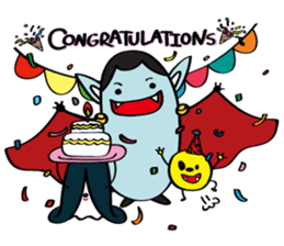 Ghost friends sticker #10376317