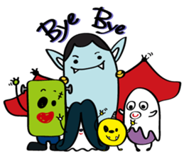 Ghost friends sticker #10376319