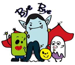 Ghost friends sticker #10376319