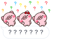 PIG hukidasi sticker #10376389