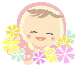 Round baby sticker #10376881
