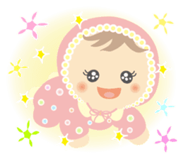 Round baby sticker #10376887