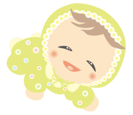 Round baby sticker #10376889