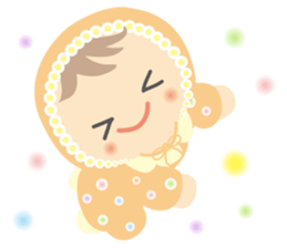 Round baby sticker #10376902