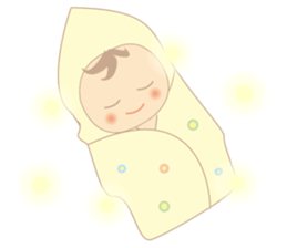 Round baby sticker #10376904
