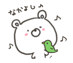 GOOD bear in spring sticker #10377529