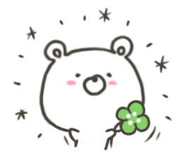 GOOD bear in spring sticker #10377534