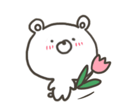 GOOD bear in spring sticker #10377548