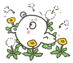 GOOD bear in spring sticker #10377555