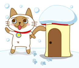 "siamta" of siamese cat 2nd sticker #10377767