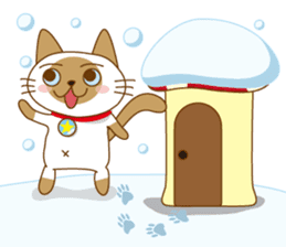 "siamta" of siamese cat 2nd sticker #10377767