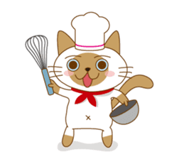 "siamta" of siamese cat 2nd sticker #10377791