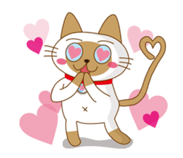 "siamta" of siamese cat 2nd sticker #10377793