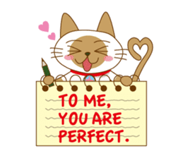 "siamta" of siamese cat 2nd sticker #10377799