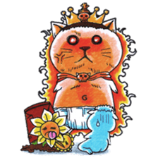 Make Me Monster : King Cat sticker #10378069