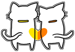 seven rainbow cats part5 sticker #10378706