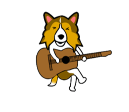 Shetland Sheepdog Sticker vo1 sticker #10379052