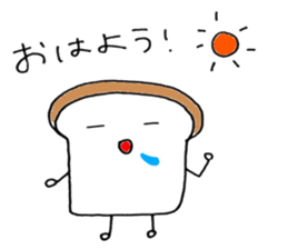 baits of carp a loaf and a wheat gluten sticker #10379120