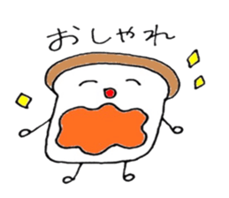 baits of carp a loaf and a wheat gluten sticker #10379147