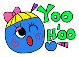 Colorful pop message sticker sticker #10380141