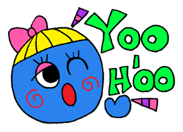 Colorful pop message sticker sticker #10380141