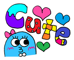 Colorful pop message sticker sticker #10380148
