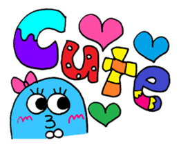 Colorful pop message sticker sticker #10380148