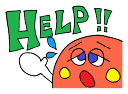 Colorful pop message sticker sticker #10380156