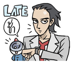 AsB - 106 ONE WORD MAN sticker #10380265